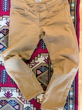 Naked & Famous Skinny Guy Selvedge Jeans Men’s 31 Slim Tapered Leg Caramel Tan